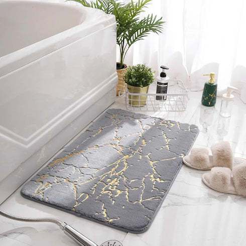 Luxury Non Slip Bath Mats for Bathroom Soft Absorbent Rug Decor