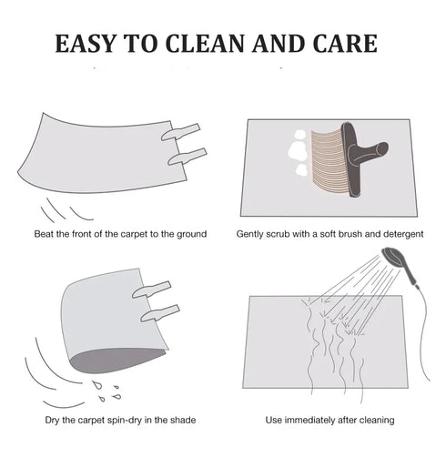 Luxury Persian Large Size Carpet for Living Room Decor Non-Slip Washable Rug