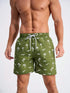 Men's Board Shorts Swim Trunks Drawstring Quick Dry Beach Casual