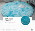 Plush Round Rug Mat for Living Room and Bedroom Home Decor