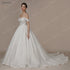 BEPEITHY Customized Luxury Strapless A Line Glitter Wedding Dresses