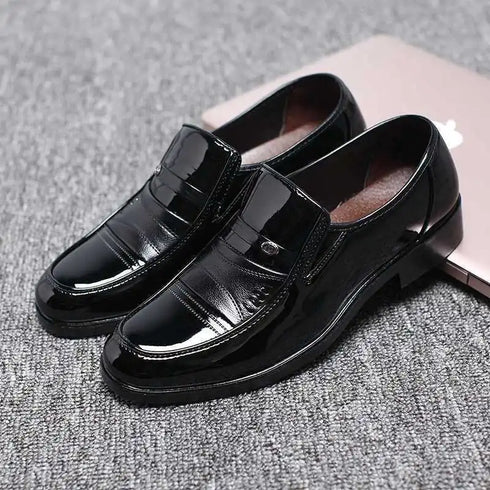 Stylish Men's Oxford Dress Shoes - Formal Round Toe Business and Wedding Loafers for Every Occasion, Comfortable and Breathable Fashion Footwear