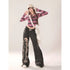 Vintage Wide Leg Women's Jeans for Hip-Hop Style Fashion – Trendy Ripped Baggy Denim Pants for Effortless Streetwear Outfits!