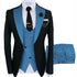 Slim Fit Men's Tuxedo Suit Set for Formal Weddings and Business Events