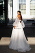 Exquisite Sweetheart Beach Wedding Dresses Off The Shoulder Puff Sleeve Lace Appliques Bridal Gowns