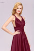 Plus Size Bridesmaid Dresses Convertible Backless Infinity Multiway Floor Length Silk Gown