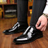 Fashionable Versatile Men Formal Leather Shoes Business Casual Slip On