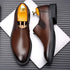 Stylish Men's Oxford Dress Shoes for Business, Weddings, and Office Wear - Elegant Genuine Leather Slip-On Loafers for Casual Occasions