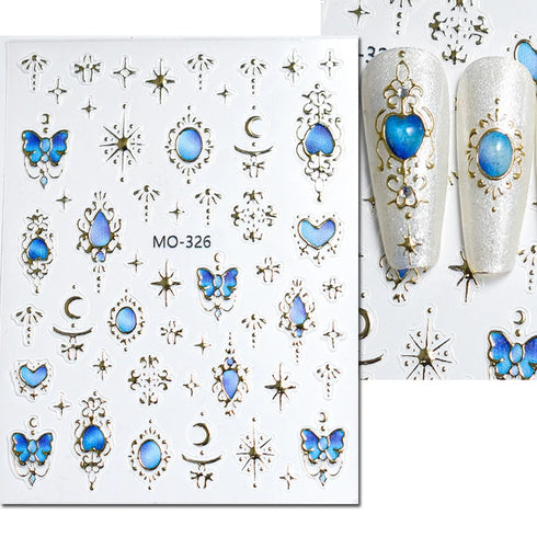 5D Embossed Nail Art Stickers - Semi-Transparent White Bowknots Adhesive Sliders for Creative Manicure Decorations and Nail Art Accessories
