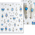 5D Embossed Nail Art Stickers - Semi-Transparent White Bowknots Adhesive Sliders for Creative Manicure Decorations and Nail Art Accessories