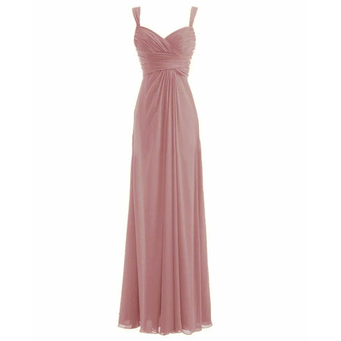 A Line Chiffon Sweetheart Bridesmaid Dress For Evening With Pleated Off Shoulder Silhouette And Lace Up Back