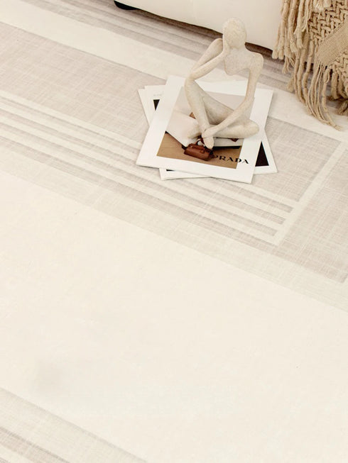 Artistic Luxury Large Living Room Carpet Comfortable Soft Bedroom Rug Minimalist Design