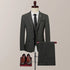 Business Casual Suit Three-Piece Set with Vest and Trousers in Fashionable British Style