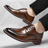 Handmade Soft Oxford Shoes for Men Casual Business Derby Footwear