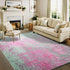 Faux Cashmere Printed Carpet Abstract Collection Soft Modern Rugs for Living Room and Bedroom Home Decor