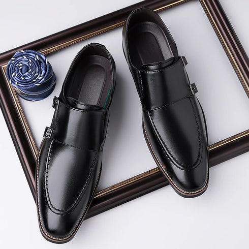 Comfortable Soft Leather Loafers Shoes for Men Elegant Business Wedding Casual Outdoor Driving