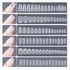 120pcs Transparent Press-On Nails with T-Shaped Water Drop Design - Short Acrylic Full Nail Tips for Autumn and Spooky Season Nail Art