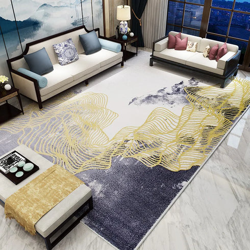 Light Luxury Area Rugs for Bedroom and Living Room Plush Soft Floor Mat