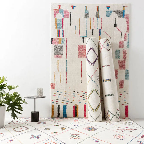 Ethnic Style Large Area Carpet for Living Room and Bedroom Plush Mat Home Decoration