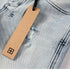 24fw American Fashion Retro Washed Ripped Denim Pants