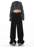 Stylish Wide Leg Black Jeans for Women - Embrace Korean Fashion Streetwear with Baggy Straight Denim Pants Perfect for Fall Outfits and Casual Days