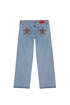 Baggy Jeans For Women With Stars Print Hip Hop Streetwear Style Loose Fit Denim Jeans