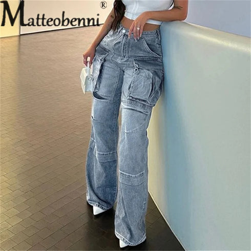 Versatile Women's Straight Leg Jeans with Multiple Pockets - Casual Denim Pants for Work and Play, Perfect for Fall Outfits with Jeans and Styling Ideas!