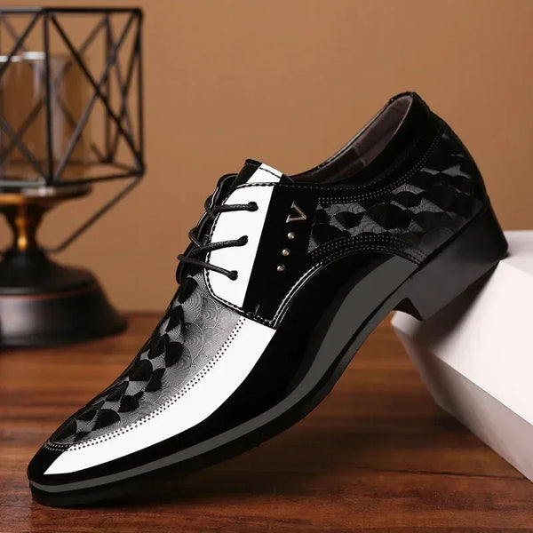 Leather Dress Shoes for Men Versatile Wedding Loafers