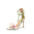 Elegant Floral Lace-Up Sandals for Special Occasions