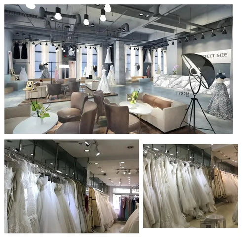 LORIE Mermaid Princess Lace Appliques Sexy Wedding Dress Gown