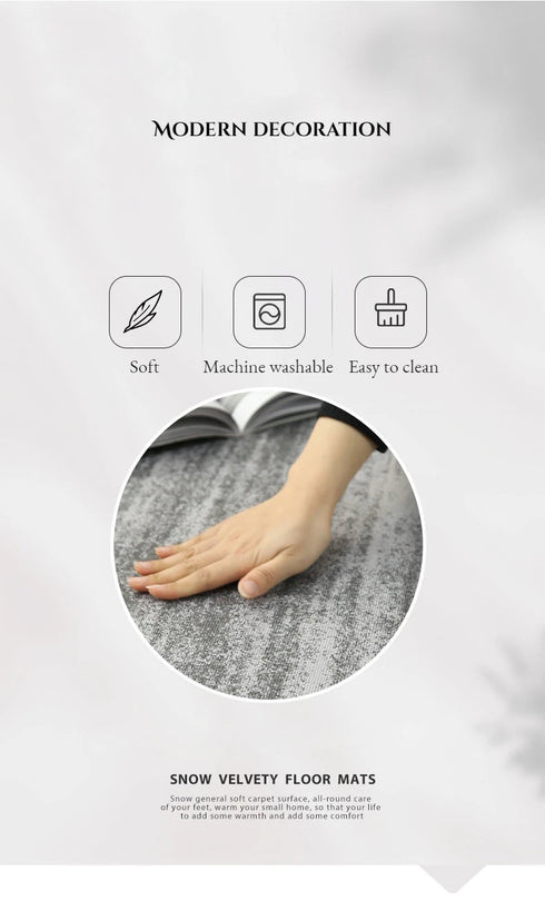 Leopard Print Round Carpet Decoration for Living Room Area Rugs Non-Slip Floor Mats