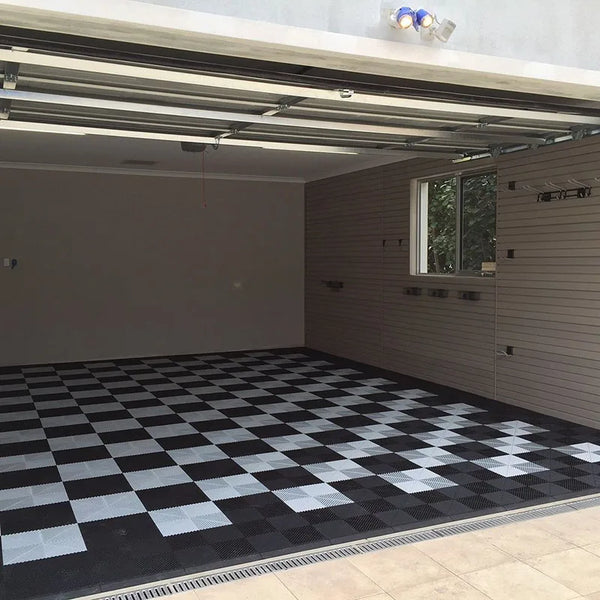Plastic Interlocking Garage Flooring Tiles for Drainage Solution