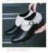 Leather Shoes for Men Cuban Style Heightening Wedding and Business Casual Footwear