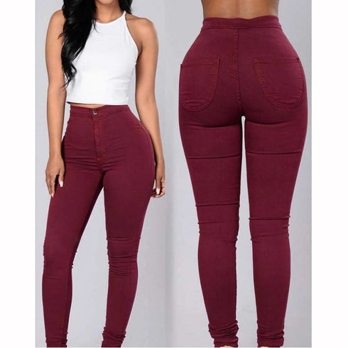 Stylish High Waisted Cotton Butt Lift Leggings for Women - Perfect for Office and Casual Fall Outfits with Jeans