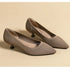 Stylish Women's Pointed Toe Slip-On Flat Pumps for Casual Spring and Autumn Wear