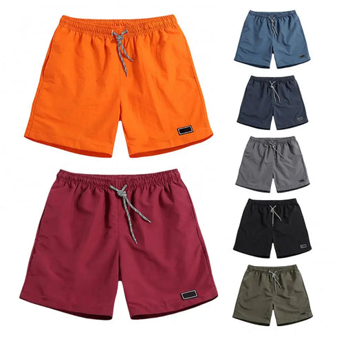 Men Casual Breathable Quick Dry Pants Beach Sport Shorts