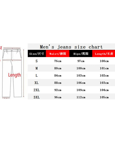 Men's Slim Fit Stretch Jeans Multi Pocket Cargo Trousers