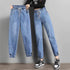 High Waist Denim Harlan Pants for Women Casual Ankle Length