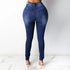 Casual Slim Fit High Waist Elastic Denim Pencil Pants for Women - Perfect for Fall Outfits with Jeans in All Seasons, S-3XL Sizes Available
