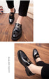 Elegant Men's Pointed Toe Dress Shoes – Luxurious Patent Leather Oxfords for Wedding and Party Occasions, Perfect for Office & Career Events