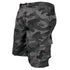 Men's Tactical Shorts Summer Casual Jogging Cargo Shorts Multi-Pockets Elastic Waist Hiking Overalls