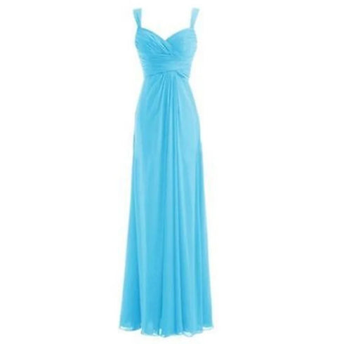 A Line Chiffon Sweetheart Bridesmaid Dress For Evening With Pleated Off Shoulder Silhouette And Lace Up Back