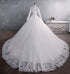Long Sleeve Wedding Dresses Luxury High-neck Ball Gown Plus Size