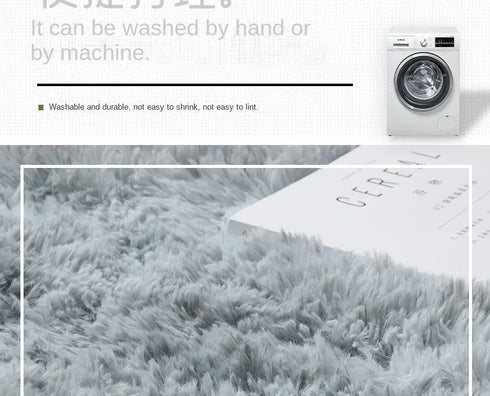 Plush Round Rug Mat for Living Room and Bedroom Home Decor