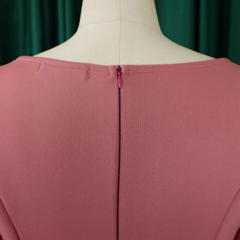 Elegant Women Party Dresses A Line with Waist Belt for Classy Office and Wedding Guests