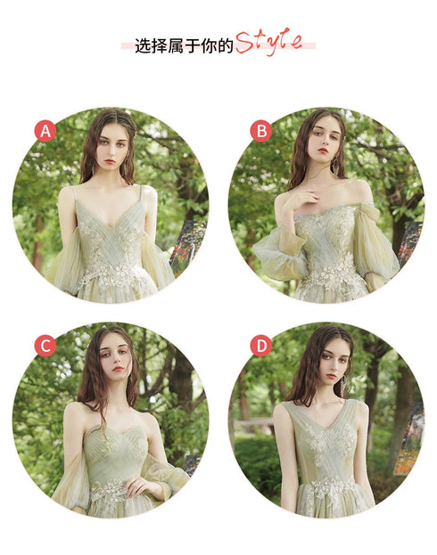 Strapless Applique Tulle Bridesmaid Dress With Floral Embellishments Evening Gown