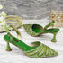 Venus Chan Shoes and Bag Set for Women's Party Heels
