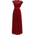 Harajuku Vintage Elegant Long Maxi Dress Stylish Party Wedding Dress with Spliced Lace Chiffon