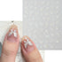 Adorable Pink Christmas Nail Art Stickers with Shiny Shells, Cute Snowflakes, Stars, and Wreaths - 5D Embossed Nail Decorations for Festive Nail Designs