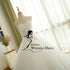 BEPEITHY Customized Sexy Sheer Lace Crystal Ball Gown Wedding Dress Vintage Princess Bridal Dresses